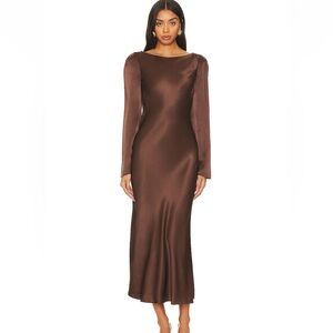 Stone Cold Fox Chocolate Long Sleeve Dress